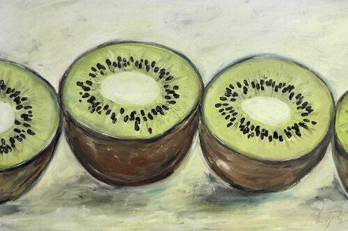 Kiwis von Nina Geisler, Malerei kaufen auf Singulart