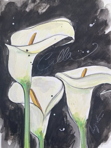 Calla van Nina Geisler, Werk op papier te koop op Singulart