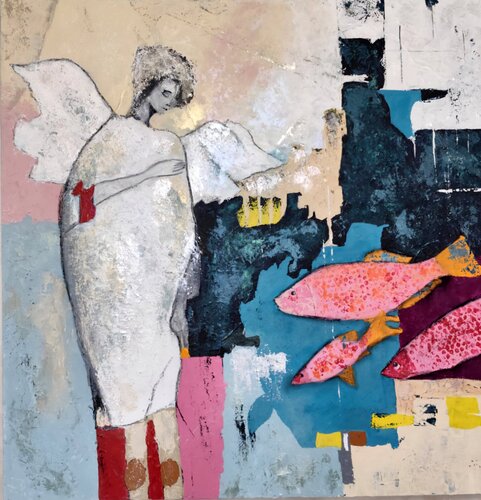 Your Angel Never Sleeps by Irina Moiseeva, Painting for Sale on Singulart