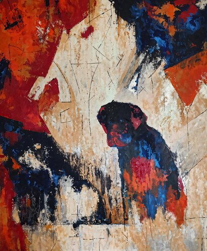 Faithful Heart van Irina Moiseeva, Schilderij te koop op Singulart