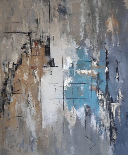 The Structure of Silence di Irina Moiseeva, Pittura in vendita su Singulart