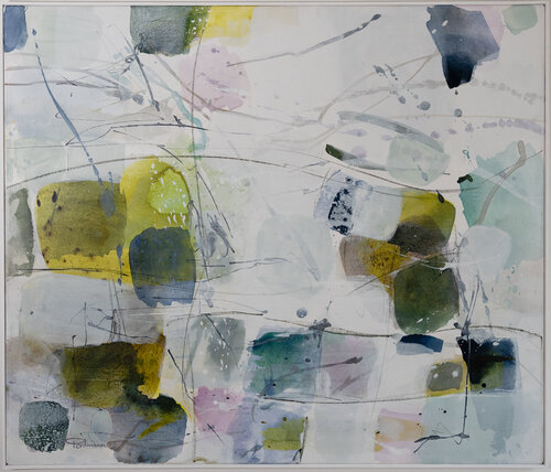 Zwischen Moos und Quelle von Christiane Portmann, Malerei kaufen auf Singulart