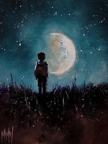 "Never stop Dreaming " by Mishel Alekyan, Painting for Sale on Singulart