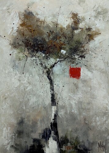 "The Red Fruit" par Mishel Alekyan, Peinture en vente sur Singulart