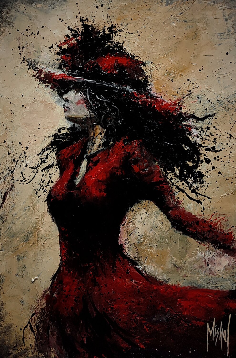 "The Lady in Red " Mishel Alekyan