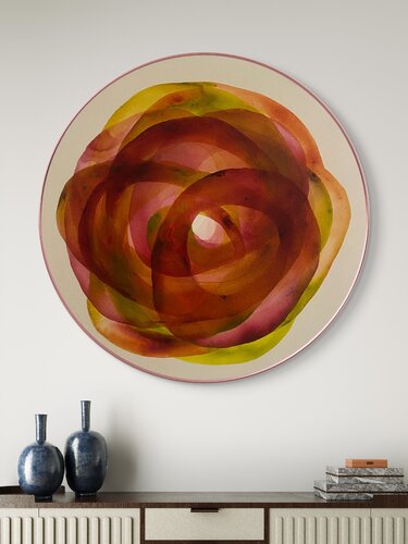 Watermelon Tourmaline by Carina Krämer, Painting for Sale on Singulart