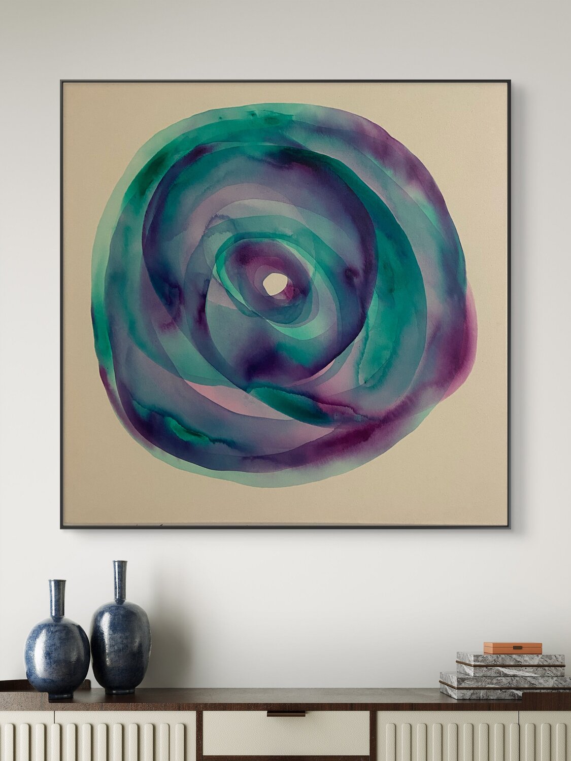 Fluorite Carina Krämer Origineel schilderij te koop