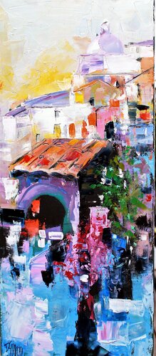 Promenade à Rome van daniel giacchi, Schilderij te koop op Singulart