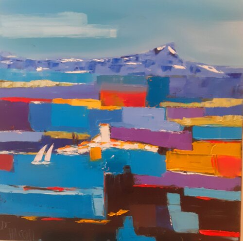 ENTRE MER ET MONTAGNE van daniel giacchi, Schilderij te koop op Singulart