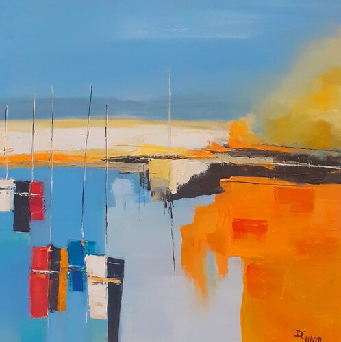 Couleurs de coques II by daniel giacchi, Painting for Sale on Singulart