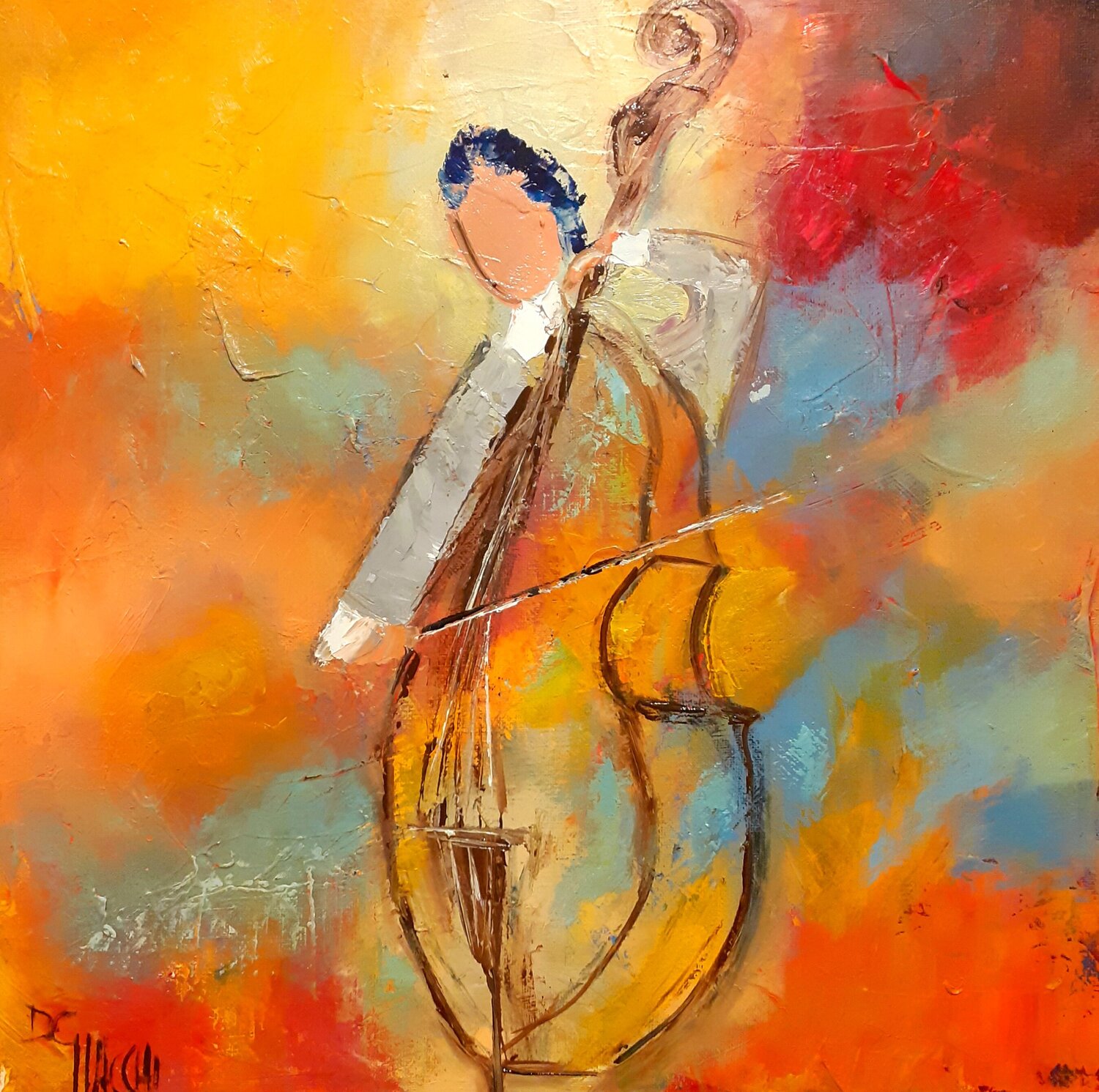 Le violoncelliste daniel giacchi