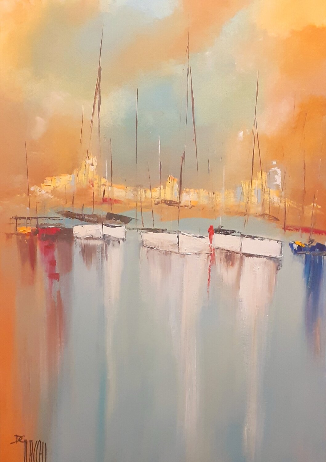 Brume sur la marina daniel giacchi