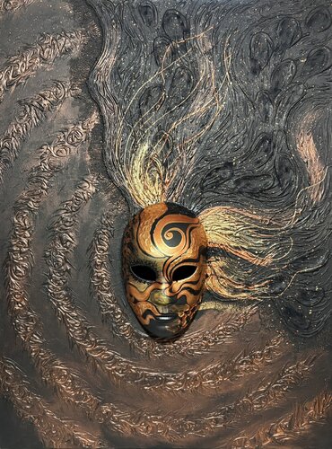 Dark side of my heart par Patricia Kökény, Peinture en vente sur Singulart