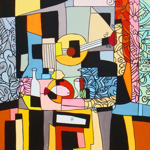 ARABESQUES van jacqueline falcou kessas, Schilderij te koop op Singulart