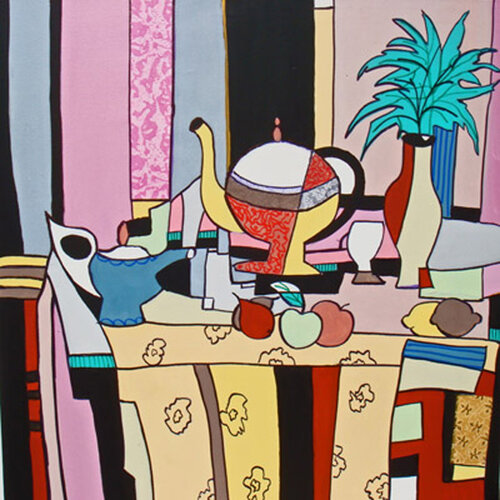 FACE A FACE van jacqueline falcou kessas, Schilderij te koop op Singulart