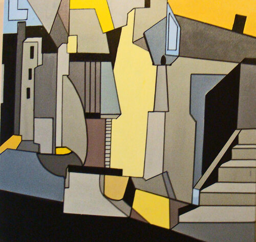 LA RUE van jacqueline falcou kessas, Schilderij te koop op Singulart