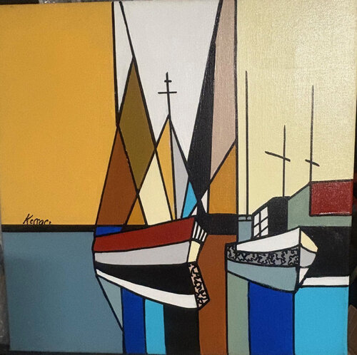 CALME PLAT van jacqueline falcou kessas, Schilderij te koop op Singulart