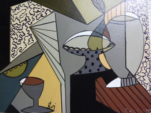 INVITATION van jacqueline falcou kessas, Schilderij te koop op Singulart