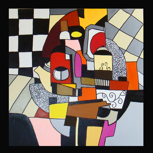 ABSTRAIT di jacqueline falcou kessas, Pittura in vendita su Singulart