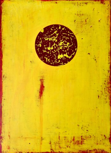 Jaune, rouge de Farid BELLAL, Pintura a la venta en Singulart