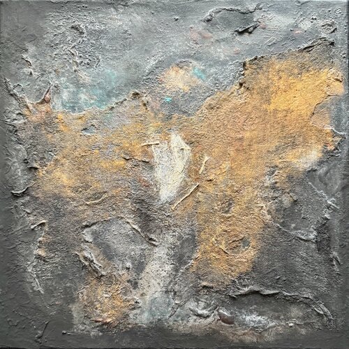 Ocre, noir van Farid BELLAL, Schilderij te koop op Singulart