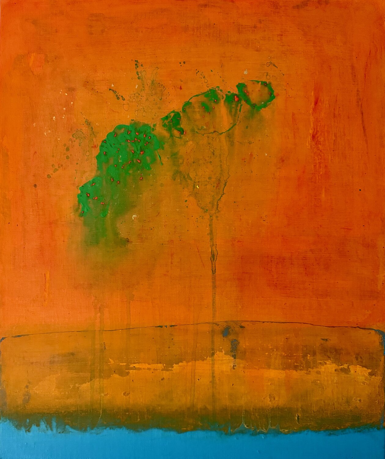 Orange blue et vert Farid BELLAL