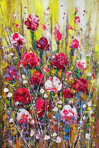 Radiance in Bloom par Mykola Zorin, Peinture en vente sur Singulart