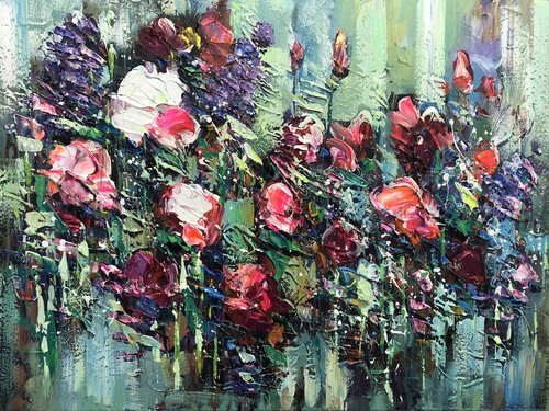 Garden of Echoes de Mykola Zorin, Pintura a la venta en Singulart