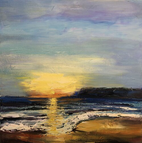 Golden Silence par Mykola Zorin, Peinture en vente sur Singulart