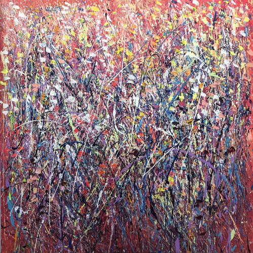 Burning Field de Mykola Zorin, Pintura a la venta en Singulart