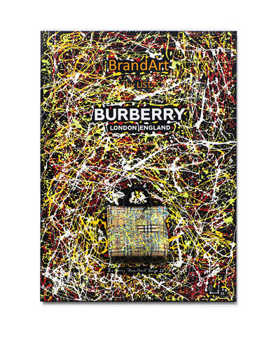 Colour explosion: the metamorphosis of the Burberry Nova Check by Ralf List, Painting for Sale on Singulart