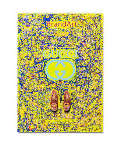 Gucci: A colour spectacle of the luxury brand by Ralf List, Painting for Sale on Singulart