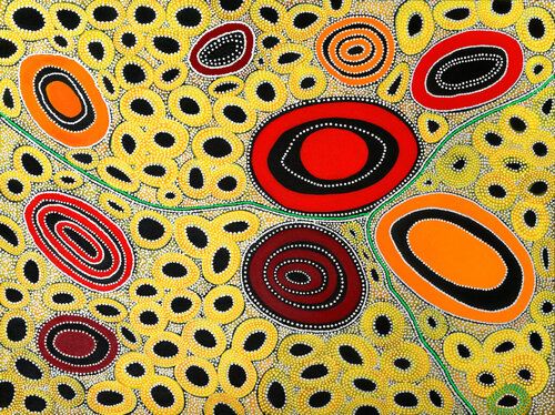 Esprit nomade di Françoise SUZANNE, Pittura in vendita su Singulart