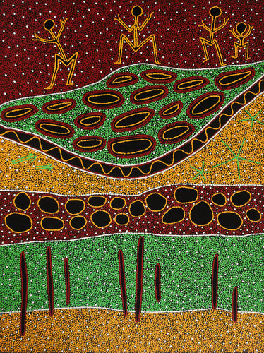 Ecoutez le chant des femmes von Françoise SUZANNE, Malerei kaufen auf Singulart