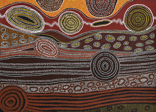 Couleurs terre von Françoise SUZANNE, Werk auf Papier kaufen auf Singulart