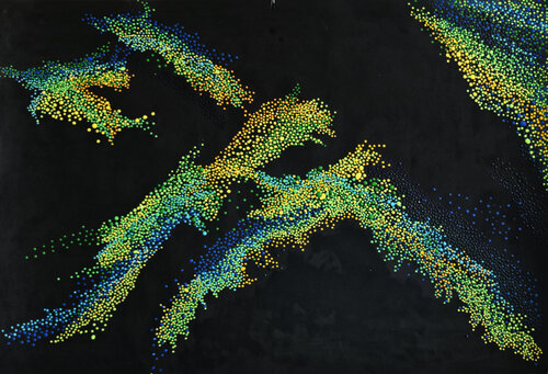 Errance d'une âme vagabonde di Françoise SUZANNE, Opera su carta in vendita su Singulart