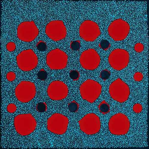 Soleils de Corail: L'Odyssée bleue par Françoise SUZANNE, Peinture en vente sur Singulart