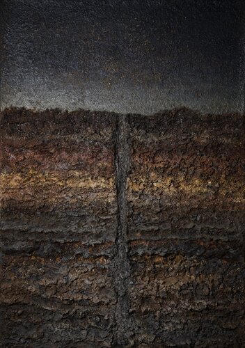 La Traversée — Sculptural Painting de Natalia Tykhoniuk, Pintura a la venta en Singulart