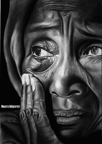 La preoccupazione by Samb DJIBY, 絵画 for Sale on Singulart
