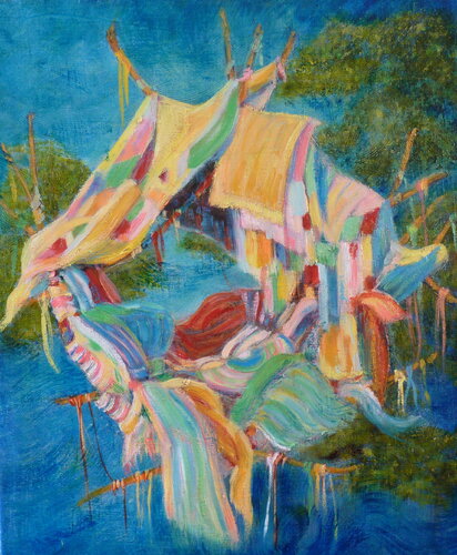 le nid di Olivier Brossard, Pittura in vendita su Singulart