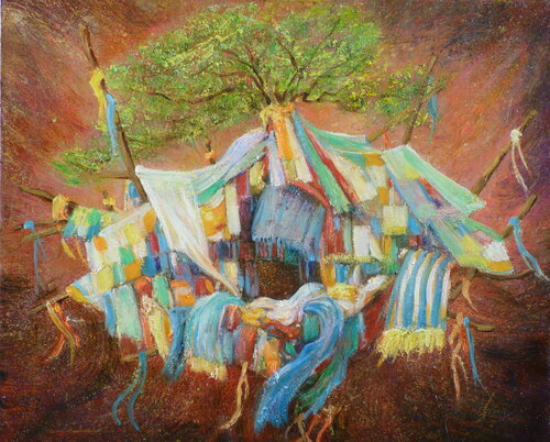 le nid di Olivier Brossard, Pittura in vendita su Singulart