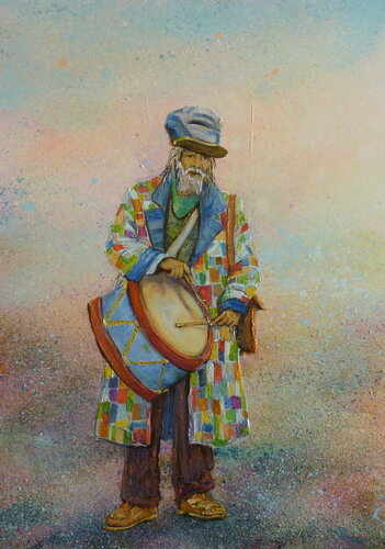 Le tambour de Olivier Brossard, Pintura a la venta en Singulart