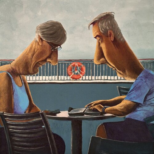 Passengers de Su Wieser, Pintura a la venta en Singulart
