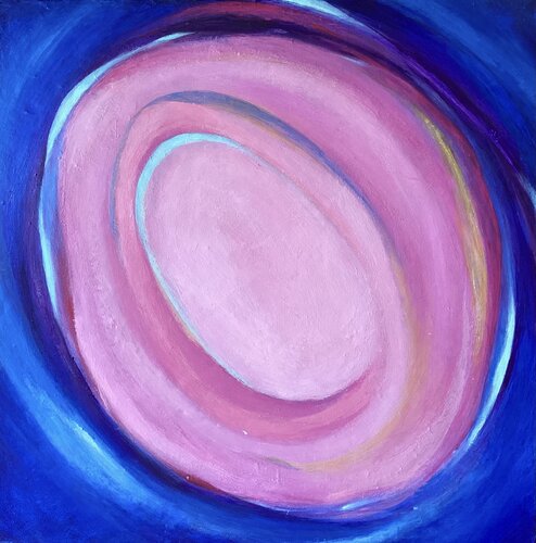 Cosmic kiss de Fabiola Weißhar, Pintura a la venta en Singulart