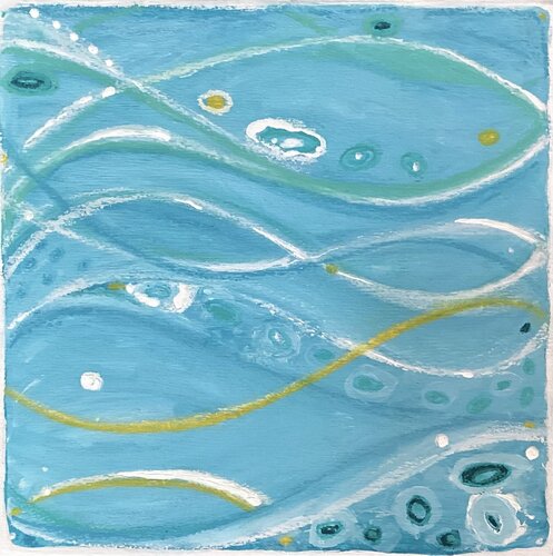 Follow your inner Flow by Fabiola Weißhar, Painting for Sale on Singulart