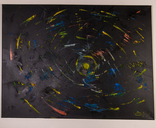 Naissance d'une étoile van Stéphane DANIEL, Schilderij te koop op Singulart