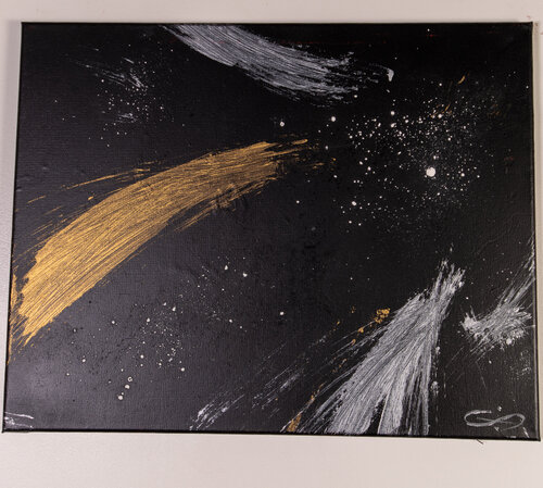 Cosmos interstellaire di Stéphane DANIEL, Pittura in vendita su Singulart