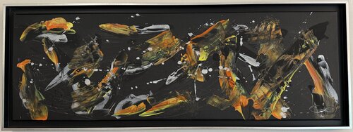 Danse de Flammes di Stéphane DANIEL, Pittura in vendita su Singulart