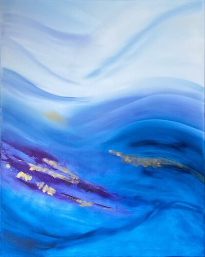 The Sea Sunrise van Tatiana Frisch, Schilderij te koop op Singulart