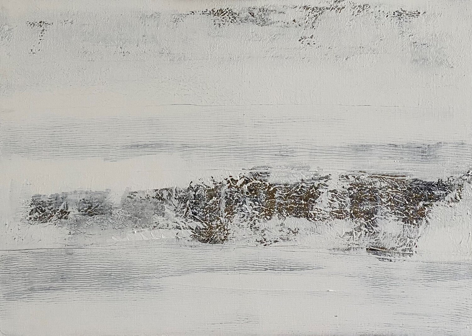 Snowy Landscape 2.0 Tatiana Frisch Originalgemälde zu verkaufen